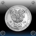 1oz ARMENIJA "Noetova barka" 500 Dram 2014